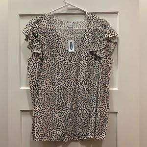 NWT Old Navy Flutter Sleeve Top